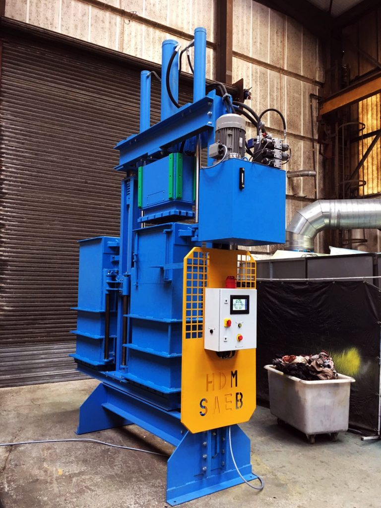 Twin Box African Auto Textile Baler